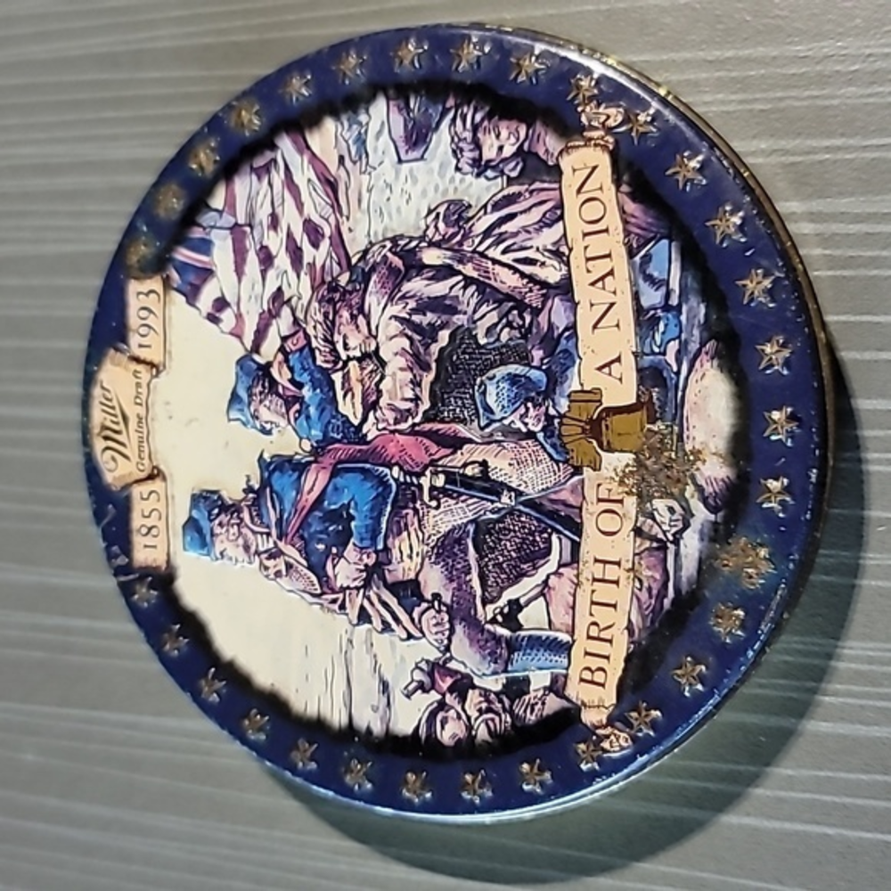 Miller Genuine Draft "Birth Of A Nation" Tin & Coasters‎ (Unopened)